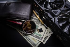 A visualisation of the idea of a cryptocurrency wallet